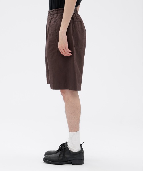 MHL.(エムエイチエル)の「LIGHTWEIGHT COTTON NYLON TWILL(その他パンツ・メンズ・ボルドー/ブラック・LARGE/MEDIUM)」の7枚目の写真
