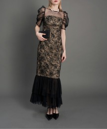 lily lace tierd dress