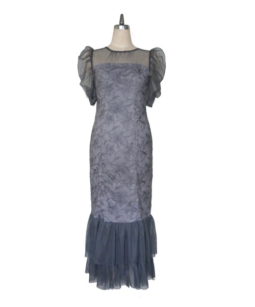 My shawty(マイシャウティー)の「lily lace tierd dress(ドレス・レディース・ブラック/チャコールグレー・FREE)」の13枚目の写真