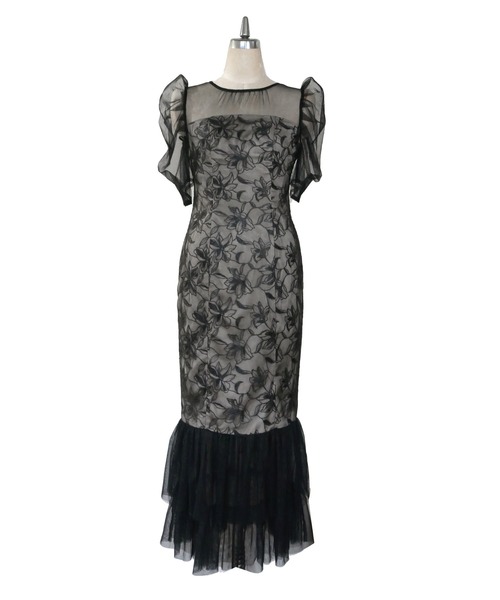 My shawty(マイシャウティー)の「lily lace tierd dress(ドレス・レディース・ブラック/チャコールグレー・FREE)」の15枚目の写真