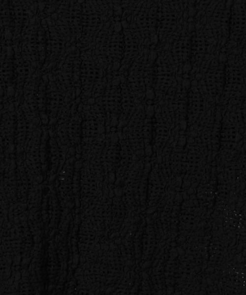 BAYFLOW（ベイフロー）の「[ストレッチ入り]カットレースショートスリーブT（Tシャツ/カットソー・レディース・ブラック/オフホワイト・FREE）」の7枚目の写真