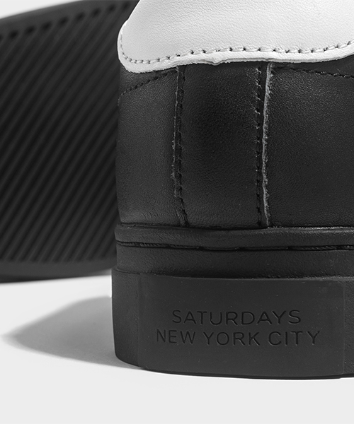 Saturdays NYC(サタデーズ ニューヨークシティ )の「Derek Womens(スニーカー・レディース・ホワイト/ブラック/ブルー・23.0cm/24.0cm)」の4枚目の写真