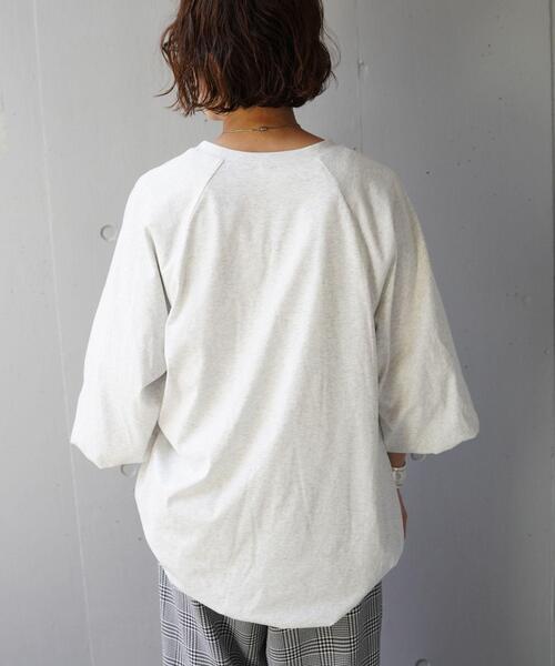 YENN（イエン）の「YENN（イエン）3/4 SLEEVE BALLOON　Tシャツ（Tシャツ/カットソー・レディース・ホワイト・F）」の4枚目の写真