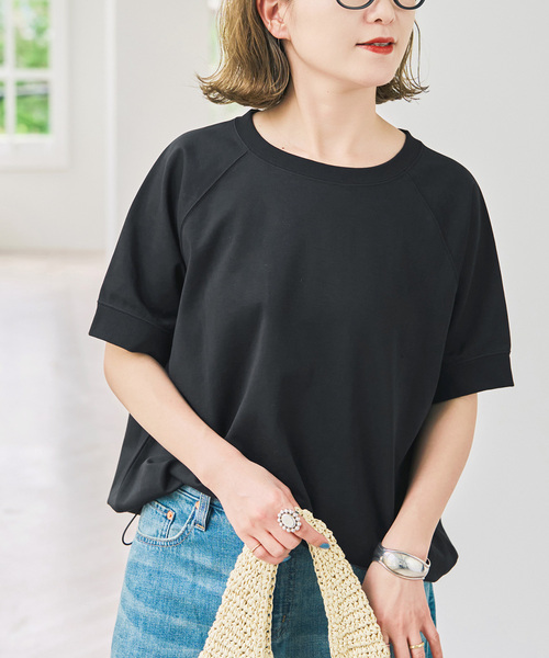Spick & Span(スピックアンドスパン)の「《WEB限定 / 追加》ニュアンスドロストプルオーバー(Tシャツ/カットソー・レディース・モカ/ホワイト/ブラック・FREE)」の8枚目の写真