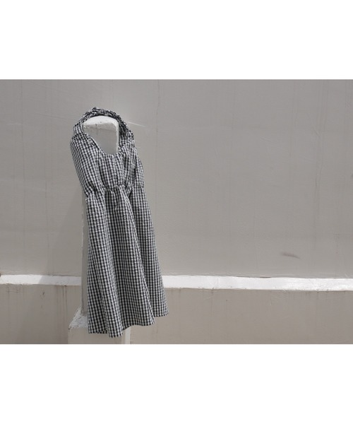 TRUNC(トランクエイティーエイト)の「Gingham Gathered Tunic / ギンガムチェックギャザードチュニック(その他トップス・レディース・グリーン/ブラック・FREE)」の10枚目の写真