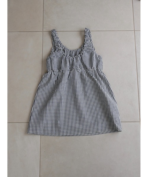 TRUNC(トランクエイティーエイト)の「Gingham Gathered Tunic / ギンガムチェックギャザードチュニック(その他トップス・レディース・グリーン/ブラック・FREE)」の11枚目の写真