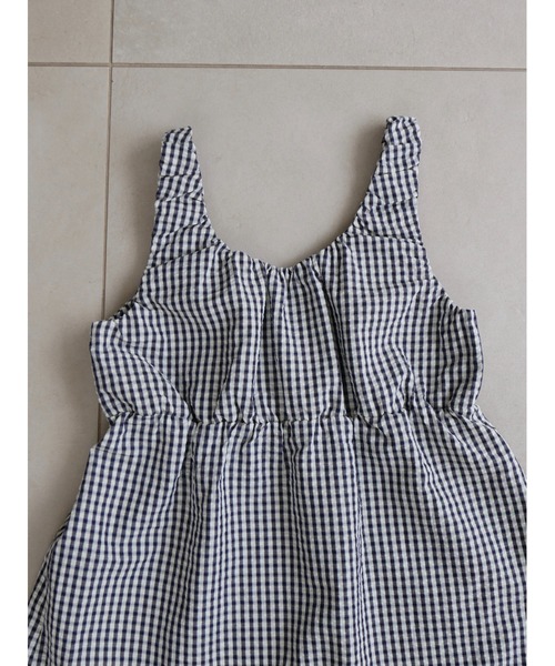 TRUNC(トランクエイティーエイト)の「Gingham Gathered Tunic / ギンガムチェックギャザードチュニック(その他トップス・レディース・グリーン/ブラック・FREE)」の14枚目の写真