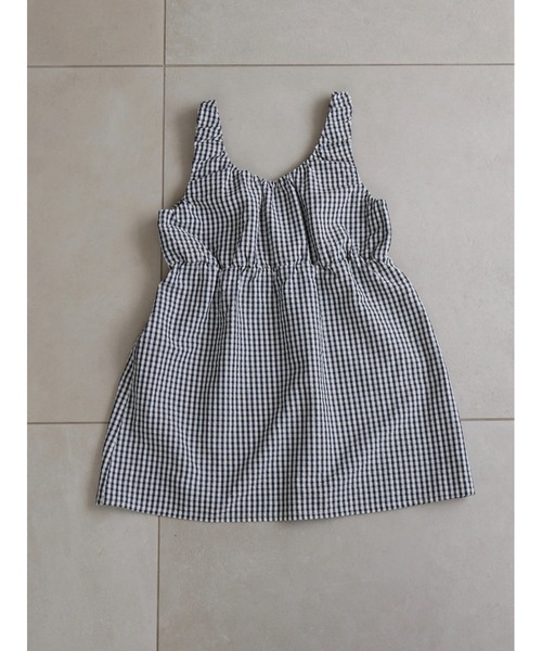 TRUNC(トランクエイティーエイト)の「Gingham Gathered Tunic / ギンガムチェックギャザードチュニック(その他トップス・レディース・グリーン/ブラック・FREE)」の15枚目の写真