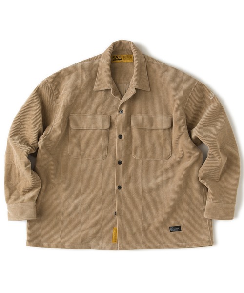 FAT(エフエイティー)の「WALECROP(シャツ/ブラウス・メンズ・グリーン/ワイン/ベージュ/ブラック/イエロー・JUMBO(XXL)/FAT(XL)/SKINNY(L)/TITCH(M))」の3枚目の写真