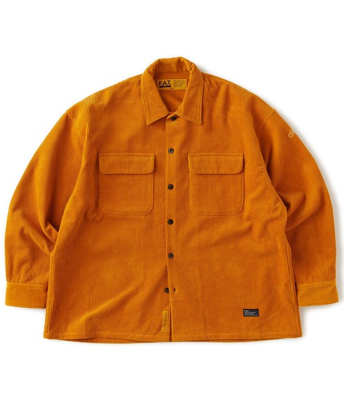 FAT(エフエイティー)の「WALECROP(シャツ/ブラウス・メンズ・グリーン/ワイン/ベージュ/ブラック/イエロー・JUMBO(XXL)/FAT(XL)/SKINNY(L)/TITCH(M))」の4枚目の写真