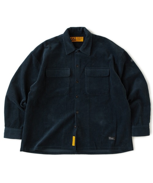 FAT(エフエイティー)の「WALECROP(シャツ/ブラウス・メンズ・グリーン/ワイン/ベージュ/ブラック/イエロー・JUMBO(XXL)/FAT(XL)/SKINNY(L)/TITCH(M))」の1枚目の写真