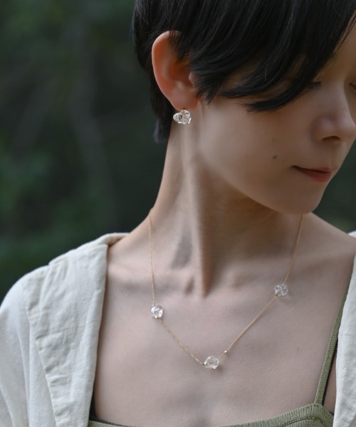 HARIO Lampwork Factory(ハリオランプワークファクトリー)の「ピアス モアレ(ピアス(両耳用)・レディース・クリア・FREE)」の13枚目の写真