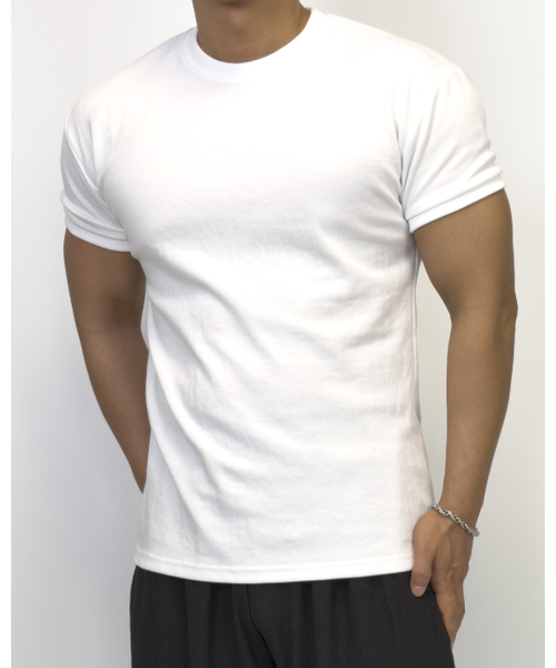 PACIENCIA(パシエンシア)の「ソリッドグリップスリムフィット半袖ホワイト(Tシャツ/カットソー・メンズ・その他・LARGE/X-LARGE/XX-LARGE)」の7枚目の写真
