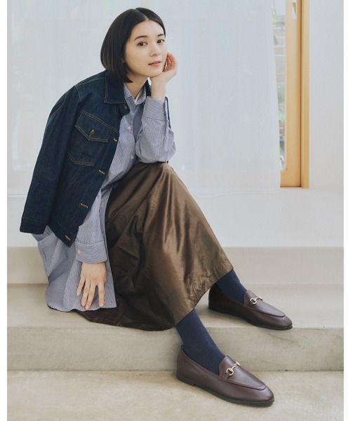 soena by InRed（ソエナバイインレッド）の「ビットローファー フラット[NOVA] TN-1515（ローファー・レディース・ネイビー/ブラック/ブラック系/ブラウン・23.5/24.5/22.5/25.5/22/26/25/24/23）」の15枚目の写真