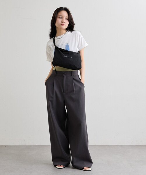 COLONY 2139(コロニートゥーワンスリーナイン)の「【UNISEX】撥水ポケッタブルリフレクターリップショルダー(ショルダーバッグ・メンズ・ブラック/グレー/ホワイト・FREE)」の17枚目の写真