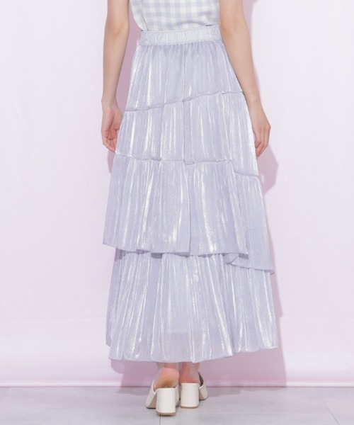 JILL by JILL STUART(ジルバイジルスチュアート)の「バリエーションティアードスカート(スカート・レディース・ブルー/ホワイト/ホワイト系その他・FREE)」の12枚目の写真