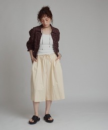 【W:Huku / スムースタッチコットン】バミューダ パンツ / Smooth Touch Cotton Bermuda Shorts