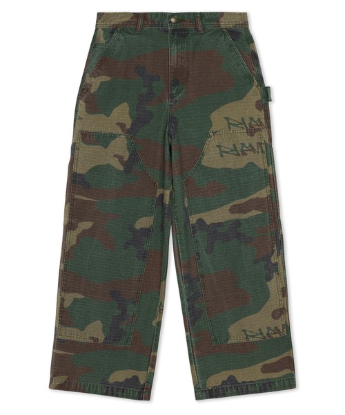 RIPNDIP(リップンディップ)の「CLAWS CAMO WIDE FIT CARPENTER PANTS(カーゴパンツ・メンズ・カモフラージュ・SMALL/X-SMALL)」の1枚目の写真