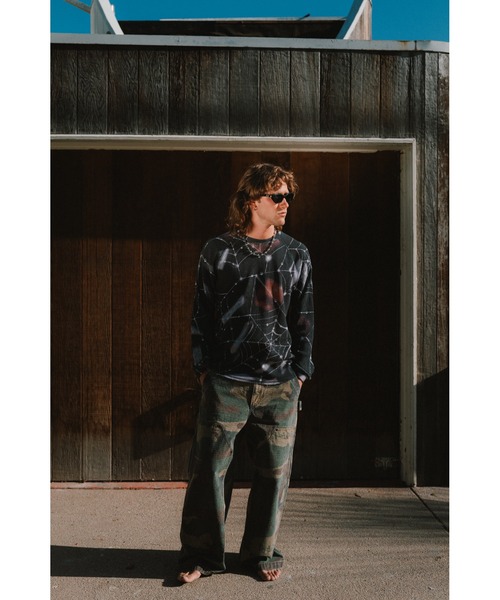 RIPNDIP(リップンディップ)の「CLAWS CAMO WIDE FIT CARPENTER PANTS(カーゴパンツ・メンズ・カモフラージュ・SMALL/X-SMALL)」の5枚目の写真