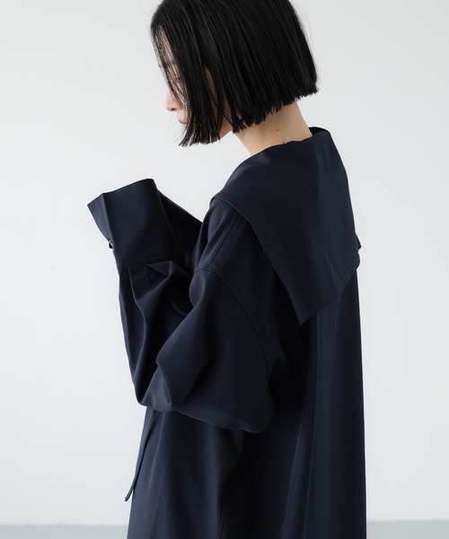LOWRYS FARM（ローリーズファーム）の「【LFM(U)】セーラーカラーシャツＬＳ　1051785（シャツ/ブラウス・メンズ・ホワイト/ネイビー・LARGE/MEDIUM）」の17枚目の写真