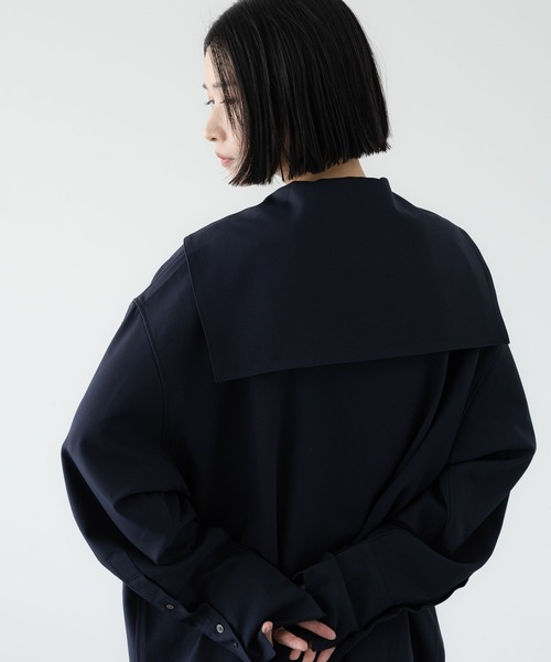 LOWRYS FARM（ローリーズファーム）の「【LFM(U)】セーラーカラーシャツＬＳ　1051785（シャツ/ブラウス・メンズ・ホワイト/ネイビー・LARGE/MEDIUM）」の18枚目の写真