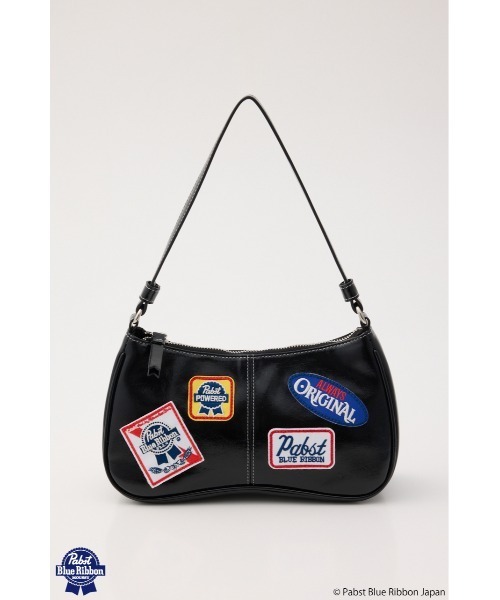 MOUSSY(マウジー)の「PABST ハンドバッグ(ハンドバッグ・レディース・ライトブルー/ブラック・FREE)」の3枚目の写真