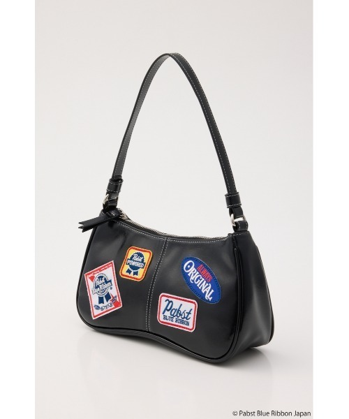 MOUSSY(マウジー)の「PABST ハンドバッグ(ハンドバッグ・レディース・ライトブルー/ブラック・FREE)」の4枚目の写真