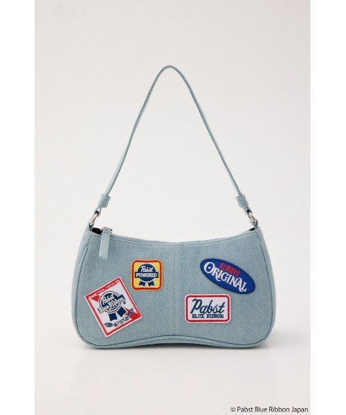MOUSSY(マウジー)の「PABST ハンドバッグ(ハンドバッグ・レディース・ライトブルー/ブラック・FREE)」の12枚目の写真