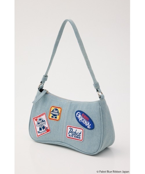 MOUSSY(マウジー)の「PABST ハンドバッグ(ハンドバッグ・レディース・ライトブルー/ブラック・FREE)」の13枚目の写真
