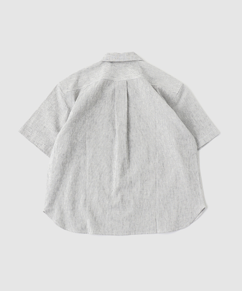 JOURNAL STANDARD(ジャーナルスタンダード)の「CONCHON QUINETTE / コンションキネット 別注 L/C COMBI S/S SH(シャツ/ブラウス・メンズ・グレー・LARGE/MEDIUM)」の2枚目の写真