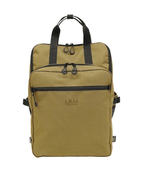 L.R.M(エルアールエム)の「L.R.M スクエア2層リュック(バックパック/リュック・メンズ・ブラウン系その他・FREE)」の1枚目の写真