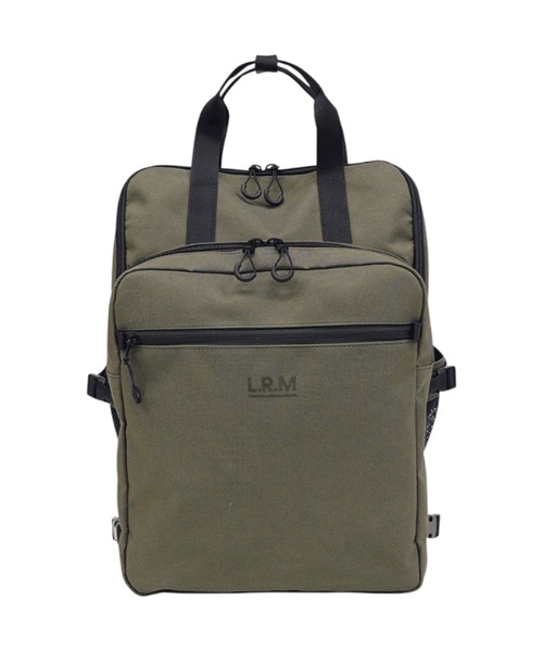 L.R.M(エルアールエム)の「L.R.M スクエア2層リュック(バックパック/リュック・メンズ・ブラウン系その他・FREE)」の2枚目の写真