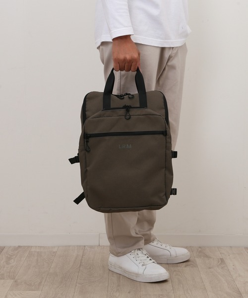 L.R.M(エルアールエム)の「L.R.M スクエア2層リュック(バックパック/リュック・メンズ・ブラウン系その他・FREE)」の17枚目の写真