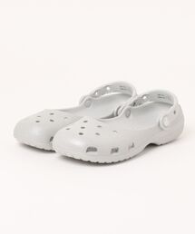 crocs クロックス CLASSIC SHINE GLITTER BALLET W クラシック シャイン グリッター バレエ 213293-0IC SILVER GLITTER