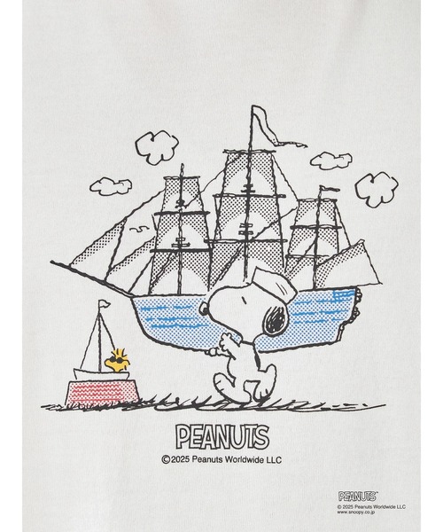 McGREGOR(マックレガー)の「【PEANUTS】プリントT(帆船)(Tシャツ/カットソー・メンズ・ネイビー/アイボリー・M/L)」の10枚目の写真