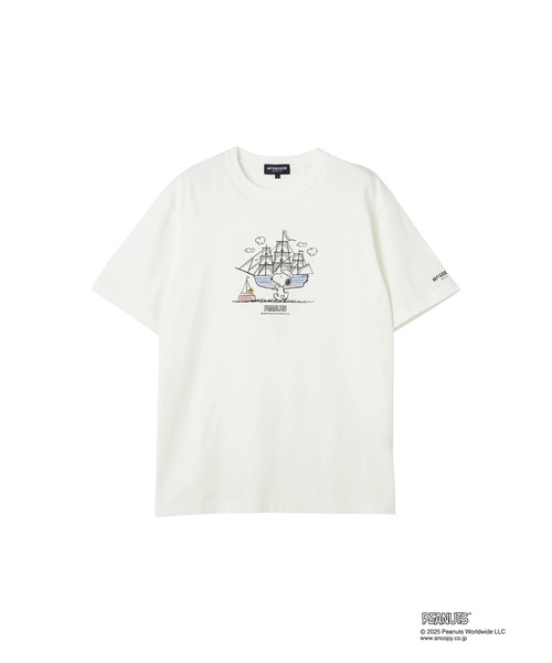 McGREGOR(マックレガー)の「【PEANUTS】プリントT(帆船)(Tシャツ/カットソー・メンズ・ネイビー/アイボリー・M/L)」の13枚目の写真
