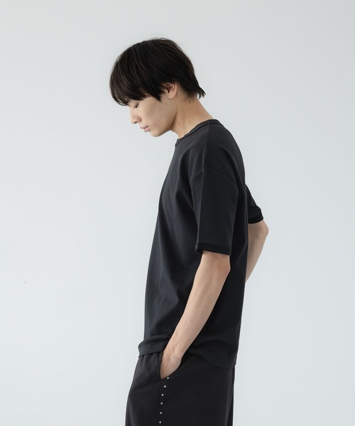 LOWRYS FARM(ローリーズファーム)の「【LFM(U)】ベロアリンガーTEE 1044085(Tシャツ/カットソー・メンズ・アイボリー/ネイビー/ブラック・MEDIUM/LARGE)」の12枚目の写真
