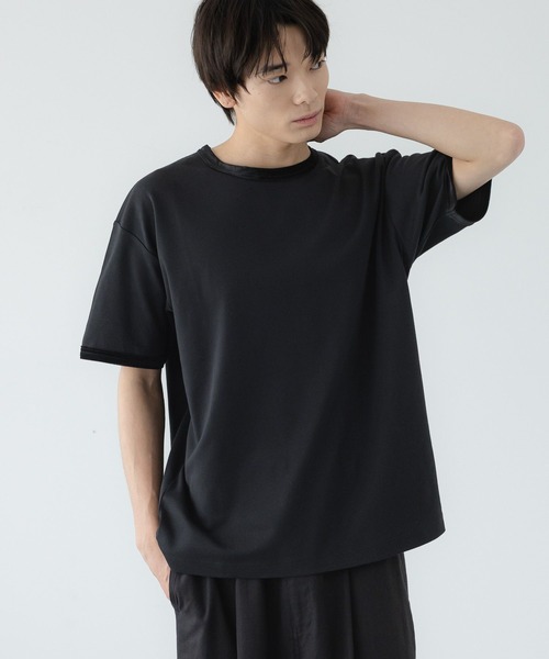 LOWRYS FARM(ローリーズファーム)の「【LFM(U)】ベロアリンガーTEE 1044085(Tシャツ/カットソー・メンズ・アイボリー/ネイビー/ブラック・MEDIUM/LARGE)」の13枚目の写真