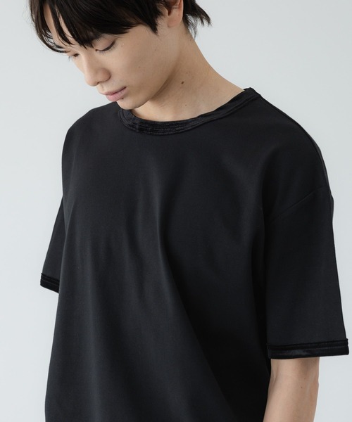 LOWRYS FARM(ローリーズファーム)の「【LFM(U)】ベロアリンガーTEE 1044085(Tシャツ/カットソー・メンズ・アイボリー/ネイビー/ブラック・MEDIUM/LARGE)」の14枚目の写真