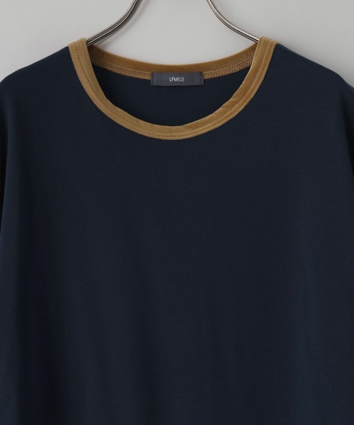 LOWRYS FARM(ローリーズファーム)の「【LFM(U)】ベロアリンガーTEE 1044085(Tシャツ/カットソー・メンズ・アイボリー/ネイビー/ブラック・MEDIUM/LARGE)」の17枚目の写真