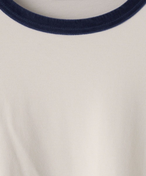 LOWRYS FARM(ローリーズファーム)の「【LFM(U)】ベロアリンガーTEE 1044085(Tシャツ/カットソー・メンズ・アイボリー/ネイビー/ブラック・MEDIUM/LARGE)」の22枚目の写真