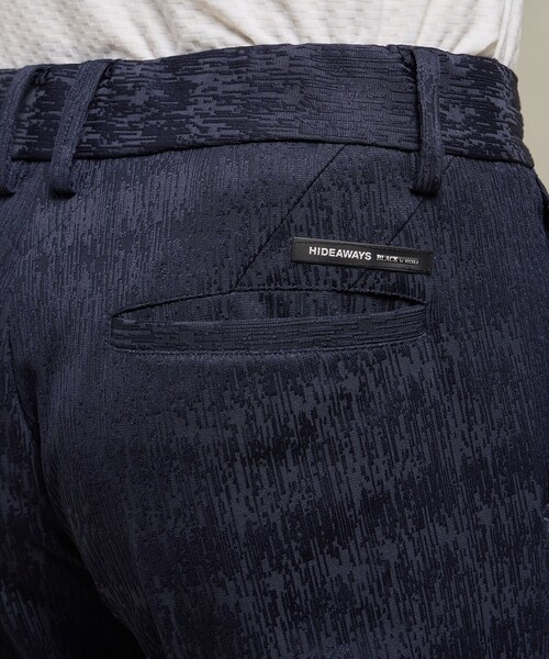 HIDEAWAYS NICOLE(ハイダウェイニコル)の「【HIDEAWAYS BLACK】ブリスタージャカードランダムストライプ イージースラックス(その他パンツ・メンズ・ネイビー/ブラック/グレー・XL/M/S/L)」の18枚目の写真
