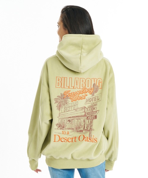 BILLABONG(ビラボン)の「BILLABONG/ビラボン プルオーバー パーカー BG014025(パーカー・レディース・ライトカーキ/スミクロ/ブラウン/アイボリー・M)」の4枚目の写真
