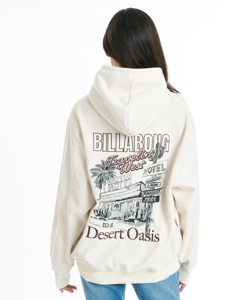 BILLABONG(ビラボン)の「BILLABONG/ビラボン プルオーバー パーカー BG014025(パーカー・レディース・ライトカーキ/スミクロ/ブラウン/アイボリー・M)」の2枚目の写真