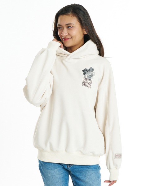 BILLABONG(ビラボン)の「BILLABONG/ビラボン プルオーバー パーカー BG014025(パーカー・レディース・ライトカーキ/スミクロ/ブラウン/アイボリー・M)」の5枚目の写真