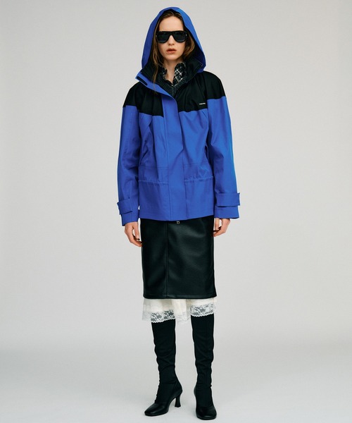 PRANK PROJECT(プランクプロジェクト)の「【2026Autumn Pre-Order】レイヤードヘムシンセティックレザースカート / Layered Hem Synthetic Leather Skirt(スカート・レディース・ブラック/ボルドー・38/36)」の10枚目の写真