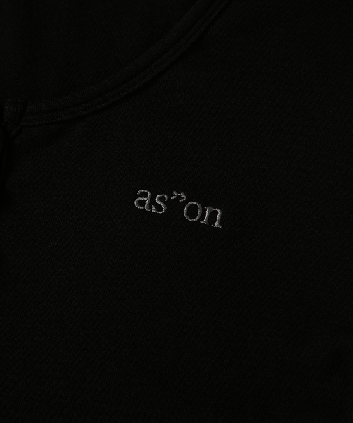 ASON(アズオン)の「EVER BUTTON TEE / BLACK(Tシャツ/カットソー・レディース・その他・FREE)」の5枚目の写真