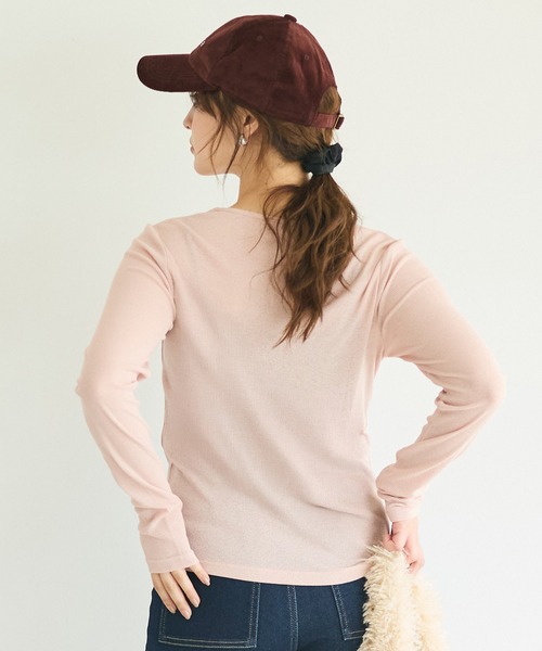 coca(coca)(コカ)の「コーデュロイキャップ(キャップ・レディース・ブラウン/ネイビー・ONE SIZE)」の4枚目の写真