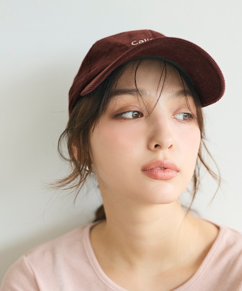 coca(coca)(コカ)の「コーデュロイキャップ(キャップ・レディース・ブラウン/ネイビー・ONE SIZE)」の5枚目の写真