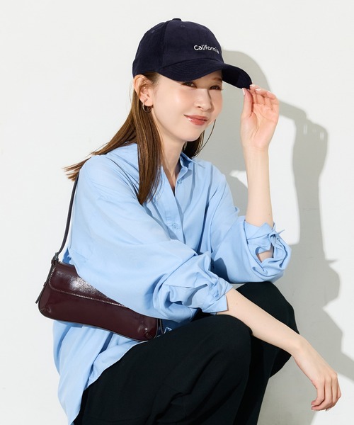 coca(coca)(コカ)の「コーデュロイキャップ(キャップ・レディース・ブラウン/ネイビー・ONE SIZE)」の11枚目の写真